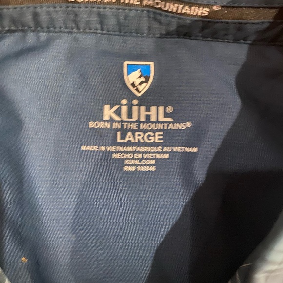 KUHL RESPONSE Quick Drying wrinkle-resistant ELÜXUR™ LITE fabric Sz Large - Picture 6 of 10